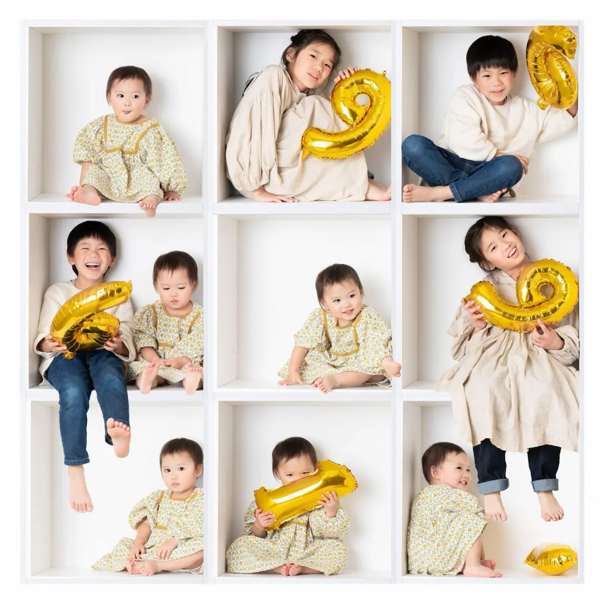 hacoフォトプラン
                9パターンの可愛さを、1枚の写真にとじこめます
                撮影料｜25000円